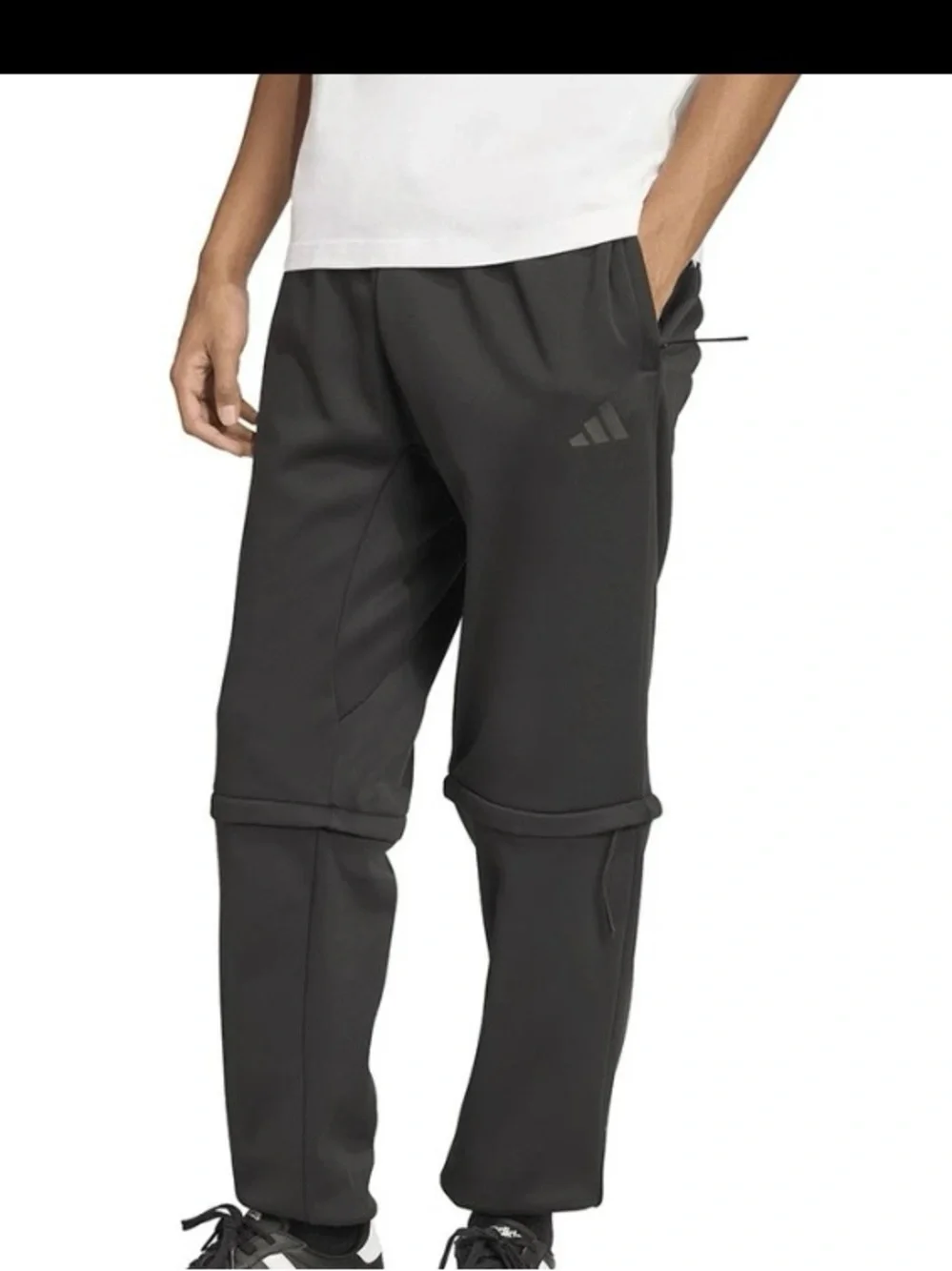 adidas City Tech Softshell Tracksuit Bottoms Mens Black Casual Athletic new